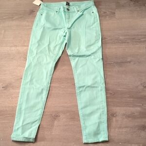 VS Midi LondonJean Aqua Blue Skinny Jeans Size 8